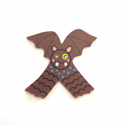 Lettre en bois monstre X