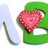 Lettre en bois prénom fille