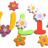 Lettre en bois prénom fleurs