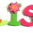 Lettre en bois prénom fleurs