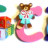 Lettre en bois prénom jouets