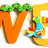 Lettre en bois prénom jungle