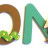 Lettre en bois prénom jungle