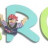 Lettre en bois prénom pirate