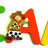 Lettre en bois prénom cowboy