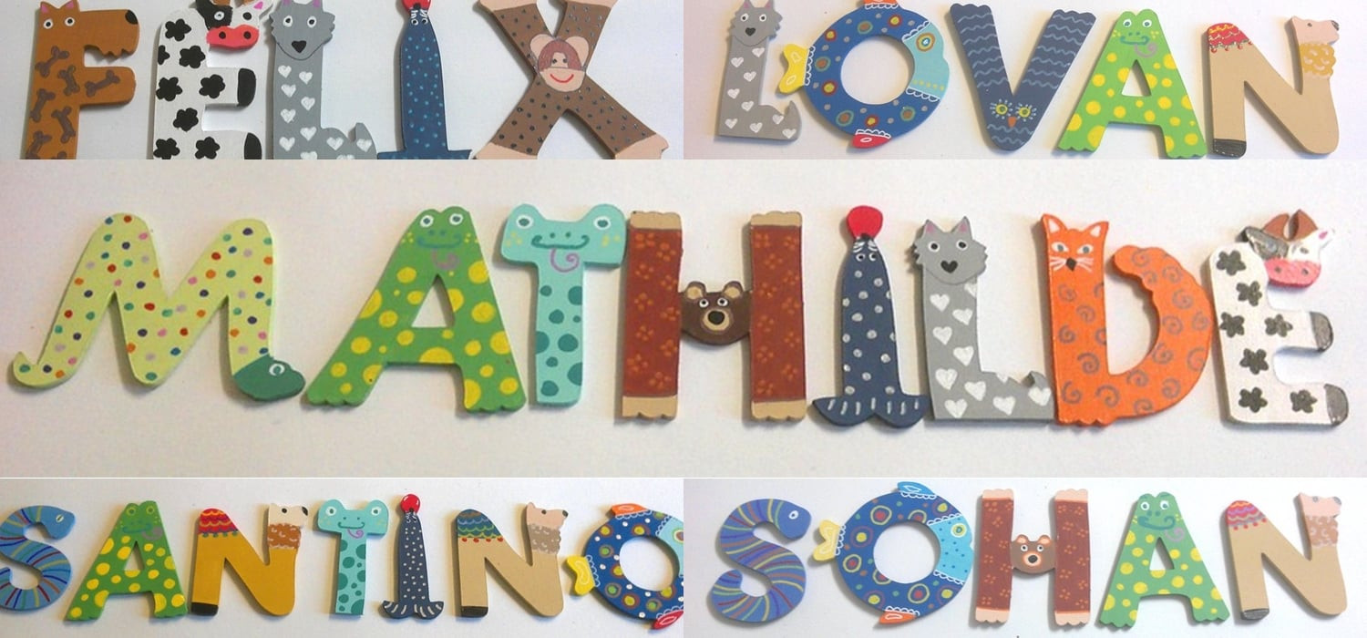 Alphabet fantaisie animaux