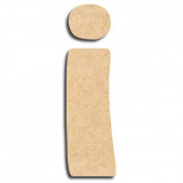 Lettre en bois à peindre « i » minuscule