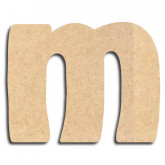 Lettre en bois à peindre « m » minuscule