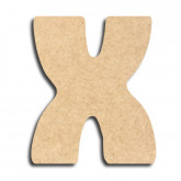Lettre en bois à peindre « x » minuscule