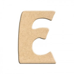 Lettre en bois à peindre E
