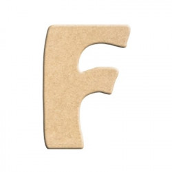 Lettre en bois à peindre F