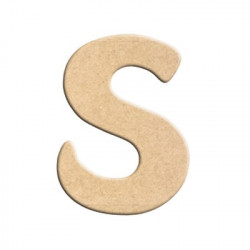 Lettre en bois à peindre S