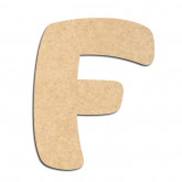 Lettre en bois à décorer F- Alphabet Auto Toy