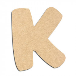 Lettre en bois à décorer K- Alphabet Auto Toy