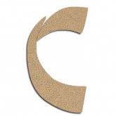 Lettre en bois à décorer C - Alphabet Bonzaï