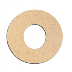 Lettre en bois à décorer O - Alphabet Bubble
