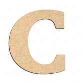Lettre en bois à décorer C - Alphabet Détente