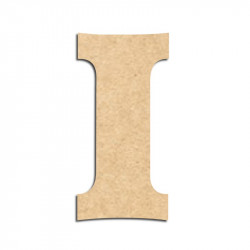 Lettre en bois à décorer I - Alphabet Détente