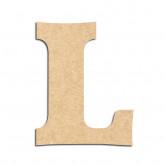 Lettre en bois à décorer L - Alphabet Détente