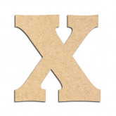 Lettre en bois à décorer X - Alphabet Détente