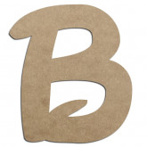 Lettre en bois à décorer B - Alphabet Disney