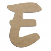 Lettre en bois à décorer E - Alphabet Disney