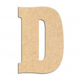 Lettre en bois à décorer D- Alphabet Hansen