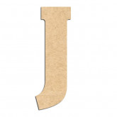 Lettre en bois à décorer J- Alphabet Hansen