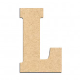 Lettre en bois à décorer L- Alphabet Hansen