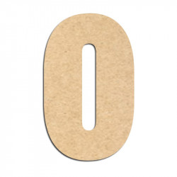 Lettre en bois à décorer O- Alphabet Hansen