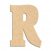 Lettre en bois à décorer R- Alphabet Hansen