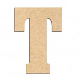 Lettre en bois à décorer T- Alphabet Hansen