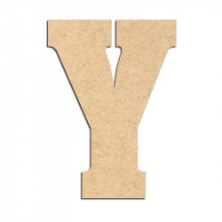 Lettre en bois à décorer Y- Alphabet Hansen