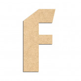 Lettre en bois à décorer F- Alphabet Hombre