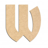 Lettre en bois à décorer W- Alphabet Hombre
