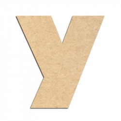 Lettre en bois à décorer Y - Alphabet Jungle Fever