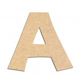 Lettre en bois à décorer A - Alphabet KG The Last Time