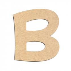 Lettre en bois à décorer B - Alphabet KG The Last Time