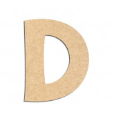 Lettre en bois à décorer D - Alphabet KG The Last Time