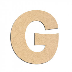Lettre en bois à décorer G - Alphabet KG The Last Time