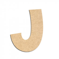 Lettre en bois à décorer J - Alphabet KG The Last Time