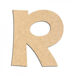 Lettre en bois à décorer R - Alphabet KG The Last Time