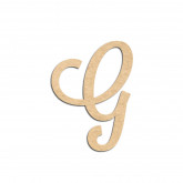 Lettre en bois à décorer G- Alphabet Lavender