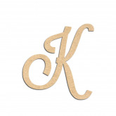 Lettre en bois à décorer K- Alphabet Lavender