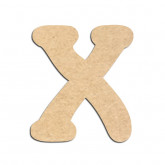 Lettre en bois à décorer X - Alphabet Merkin