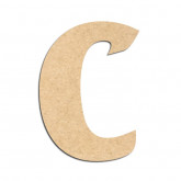 Lettre en bois à décorer C - Alphabet Seabird