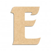 Lettre en bois à décorer E - Alphabet Seabird
