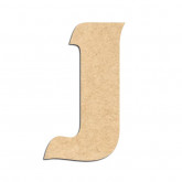 Lettre en bois à décorer J - Alphabet Seabird