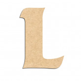Lettre en bois à décorer L - Alphabet Seabird