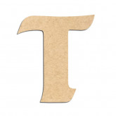 Lettre en bois à décorer T - Alphabet Seabird